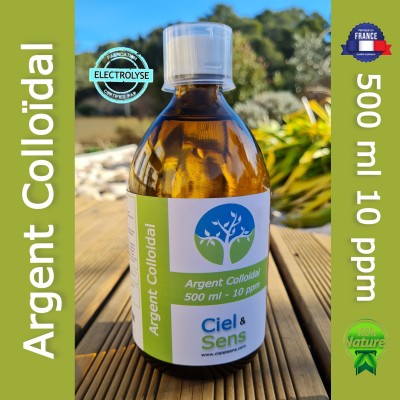 Argent colloidal 500ml 10ppm