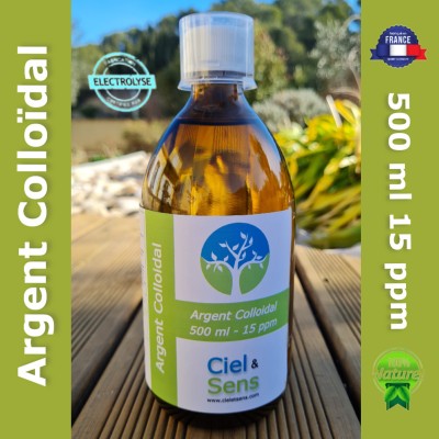 Argent colloidal 500 ml 15ppm